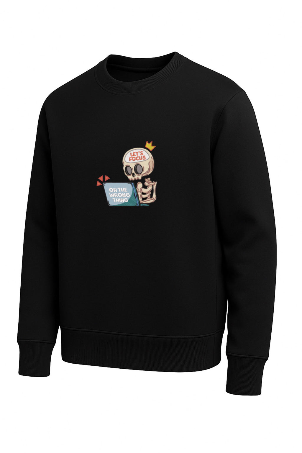 Fokus Skelett Sweatshirt – Oversized Unisex