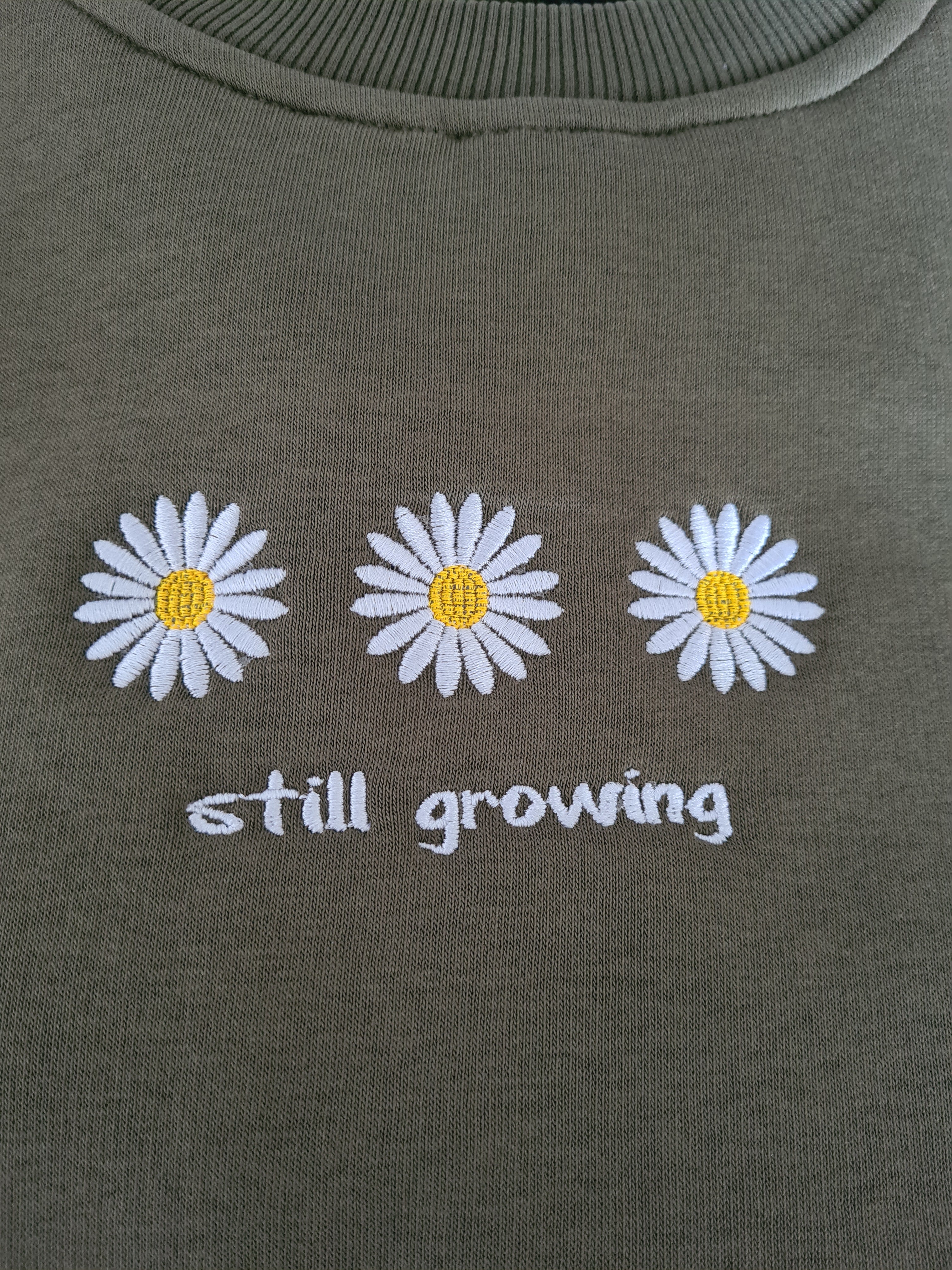 Still growing - Besticktes Sweatshirt