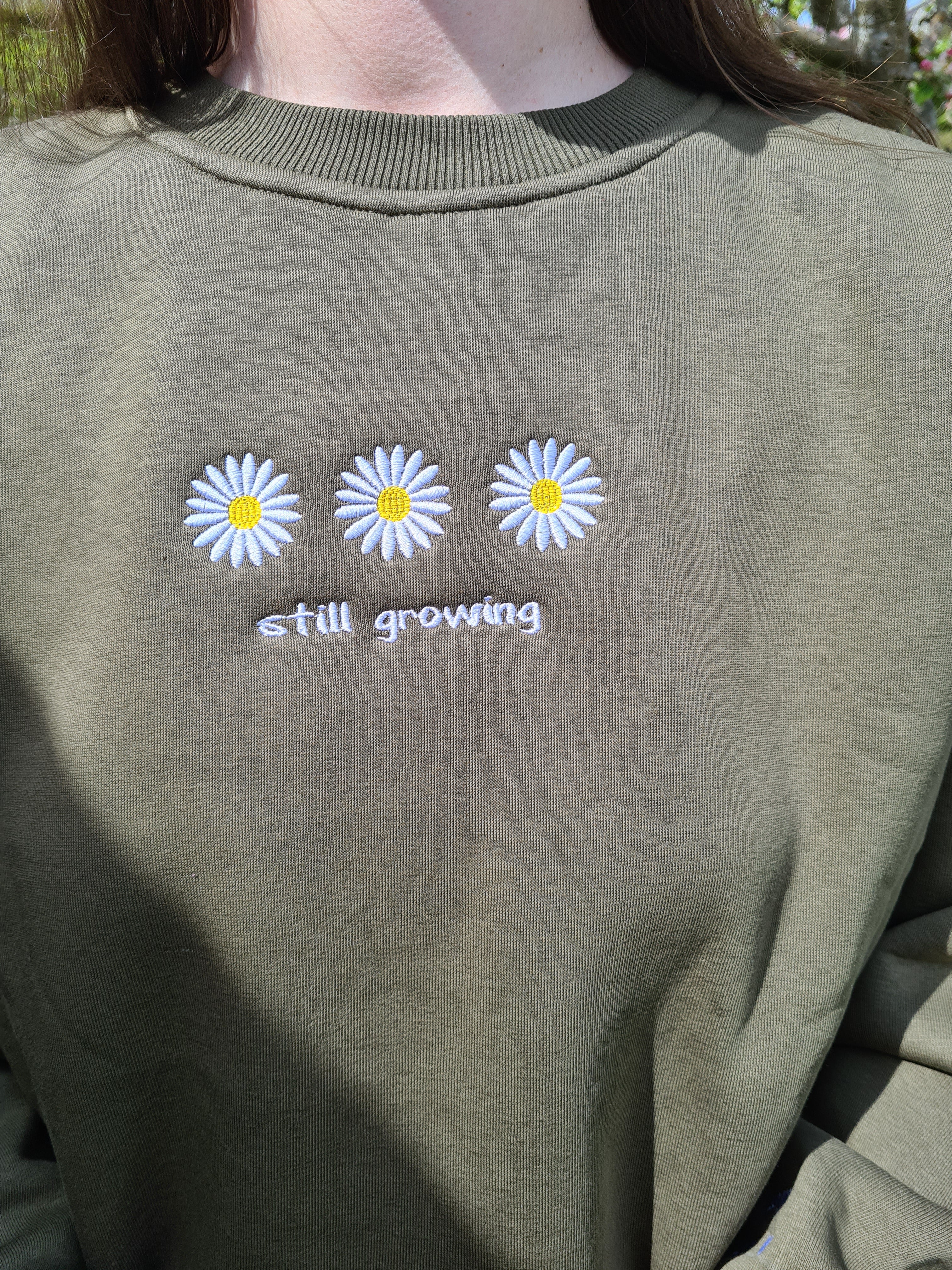 Still growing - Besticktes Sweatshirt