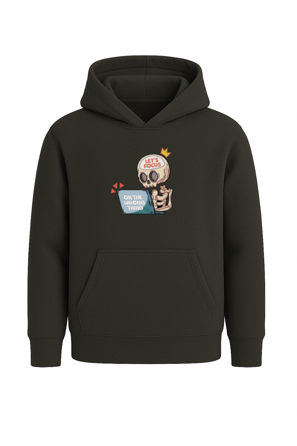 Fokus Skelett Hoodie - Oversized Unisex