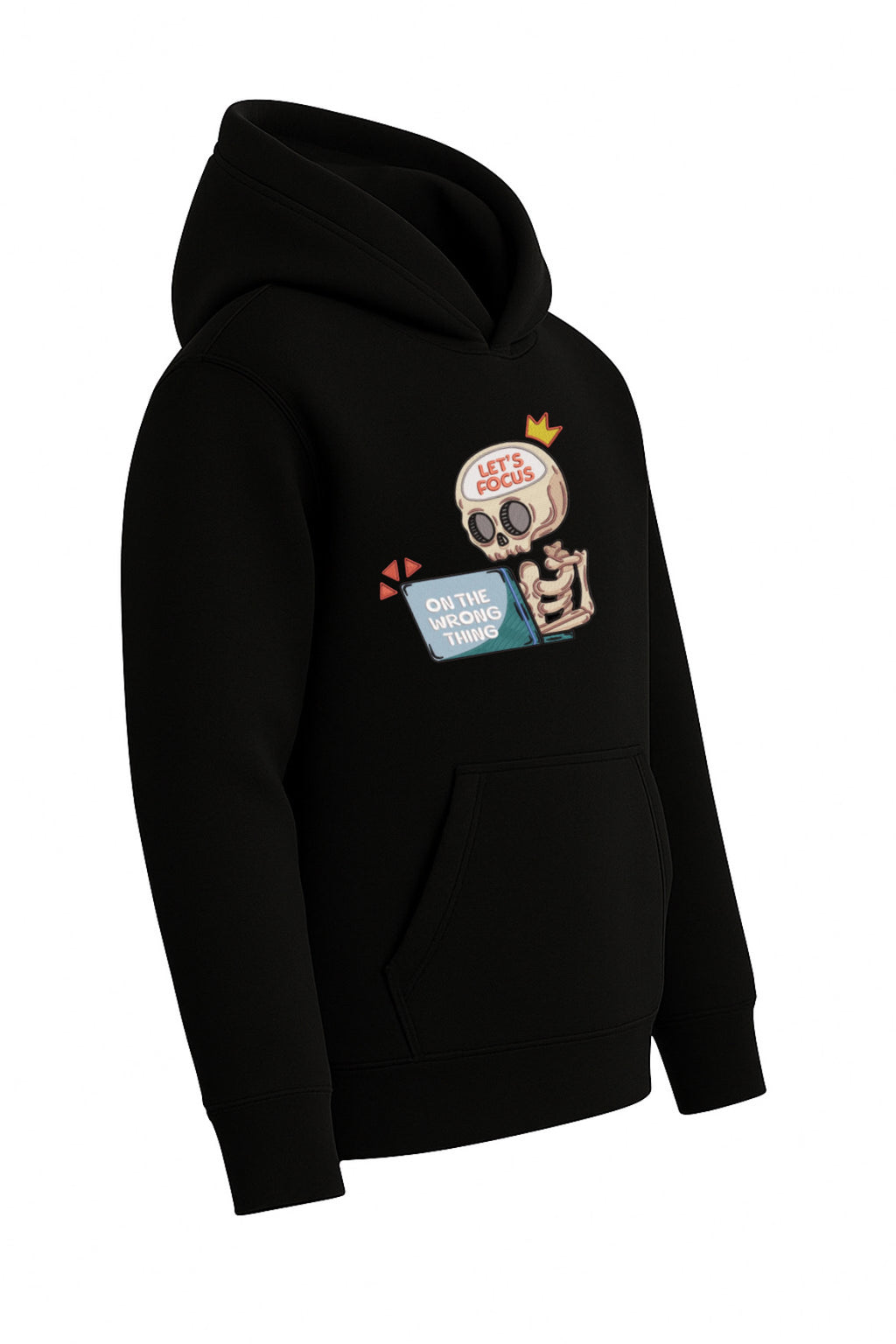 Fokus Skelett Hoodie - Oversized Unisex