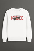 Courage Tiger Sweatshirt – Oversized Unisex