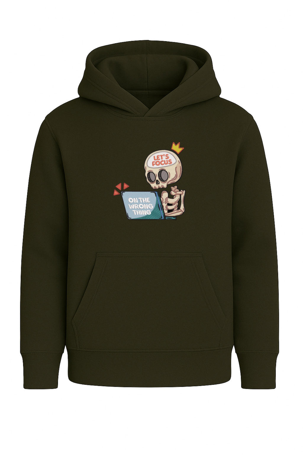 Fokus Skelett Hoodie - Oversized Unisex