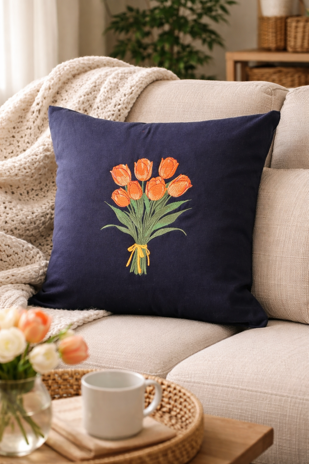 Tulpenliebe - Kissen