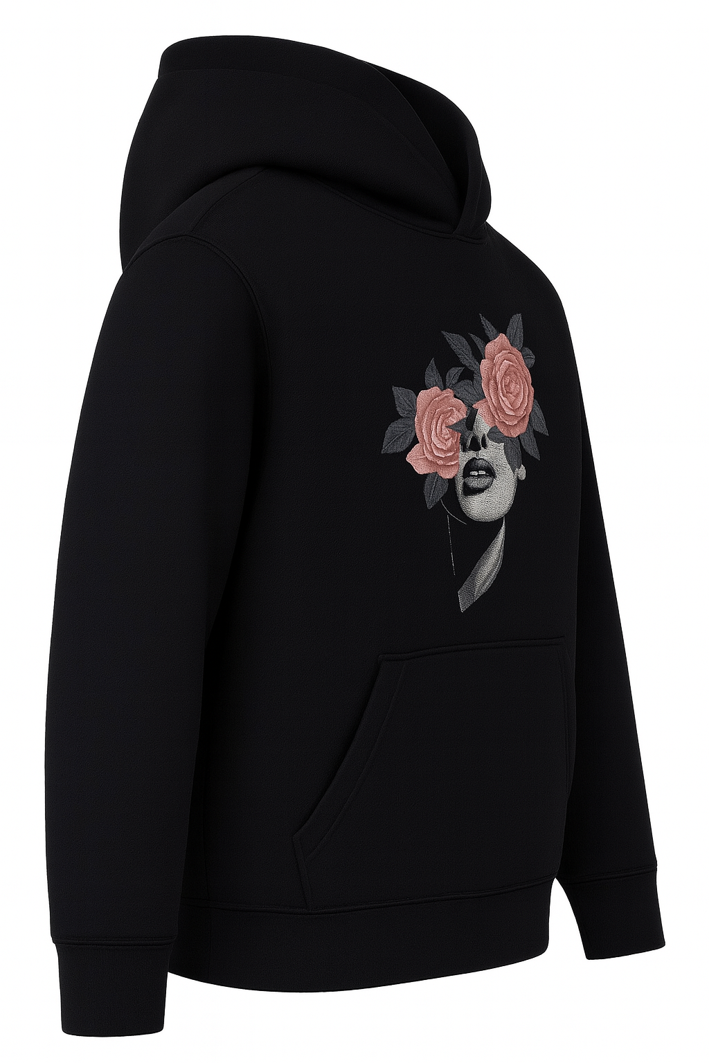 Blind Roses Hoodie – Oversized Unisex