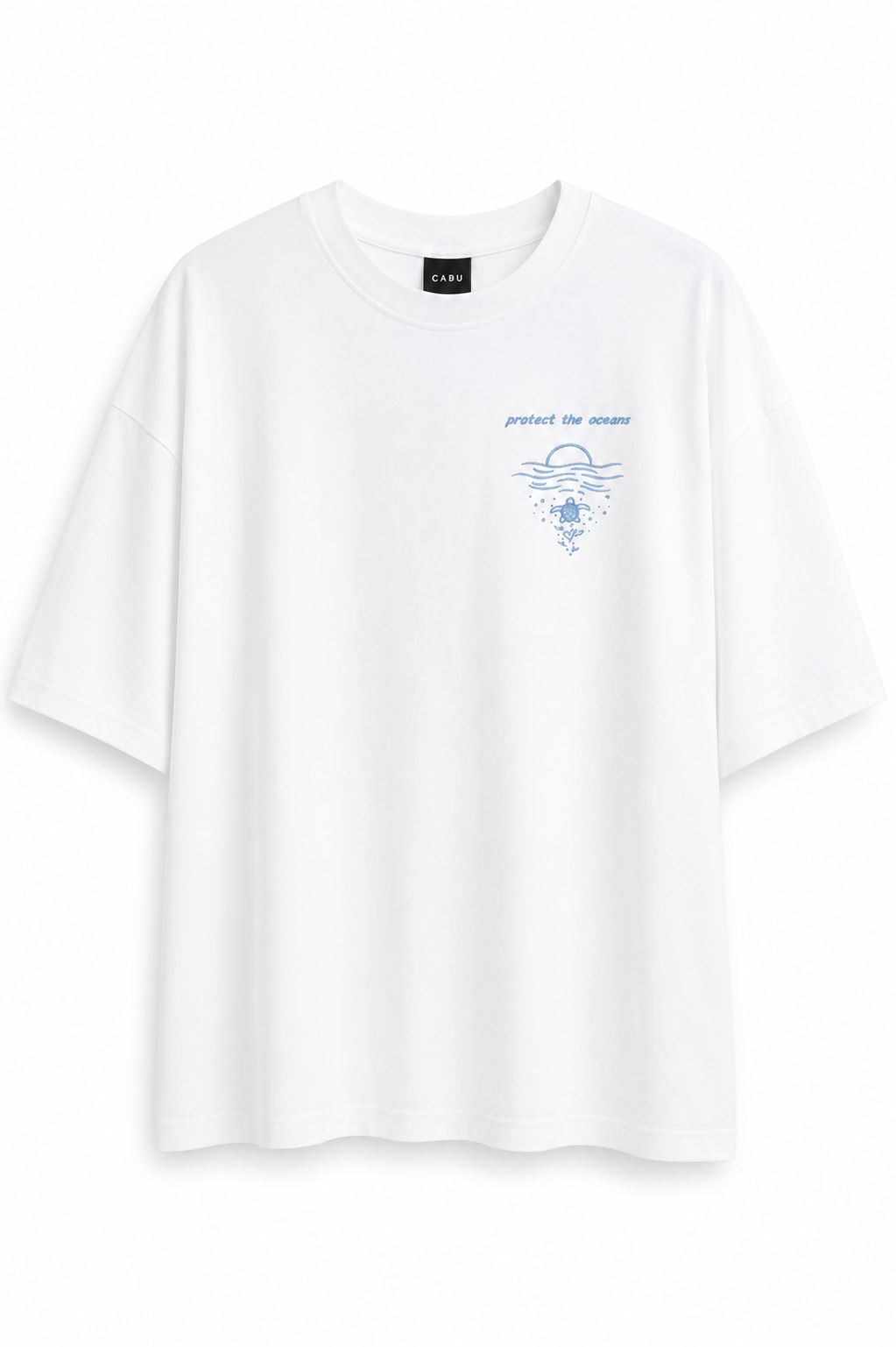 Protect the oceans - Besticktes T-Shirt