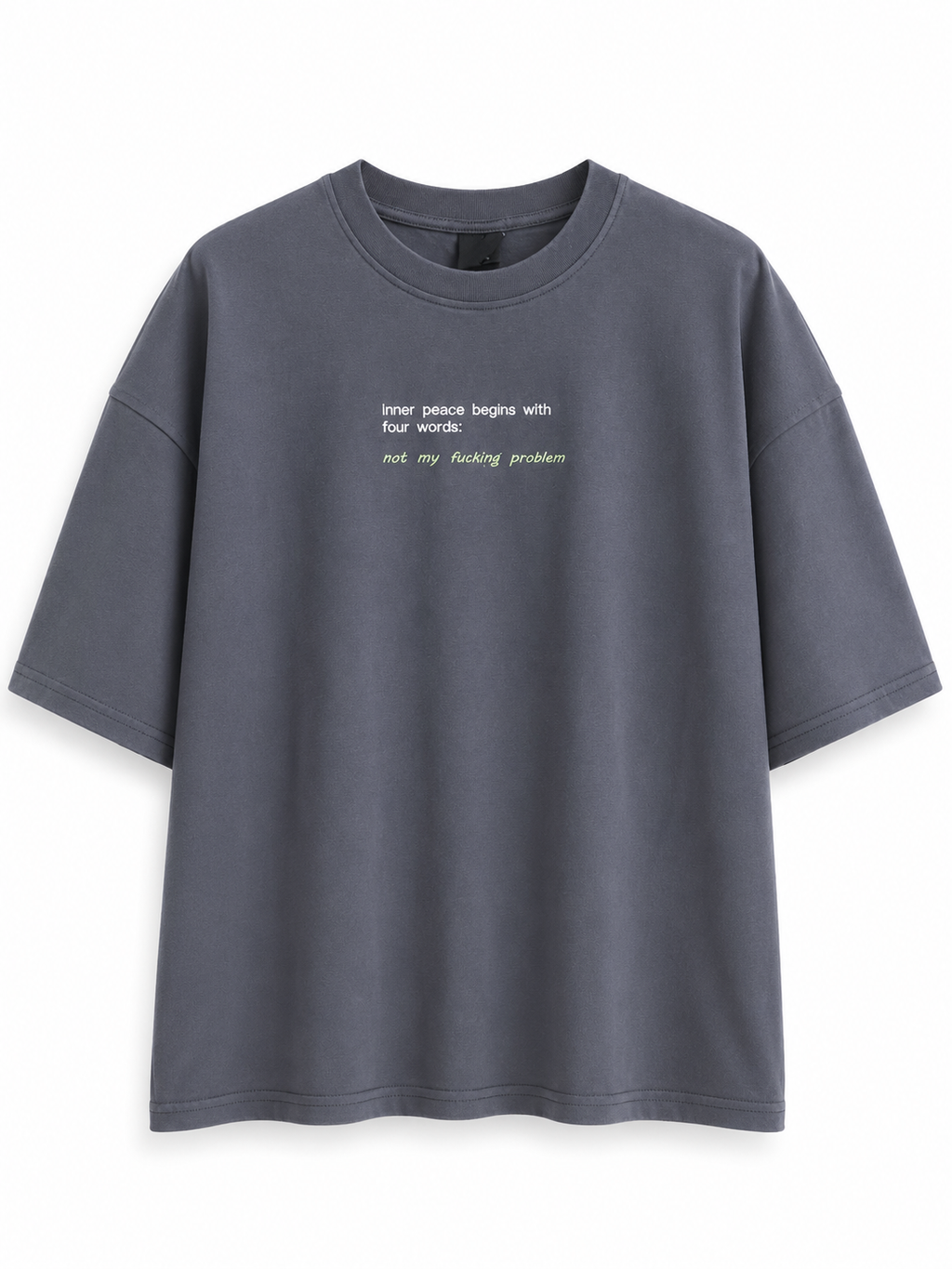 Inner peace - Besticktes T-Shirt