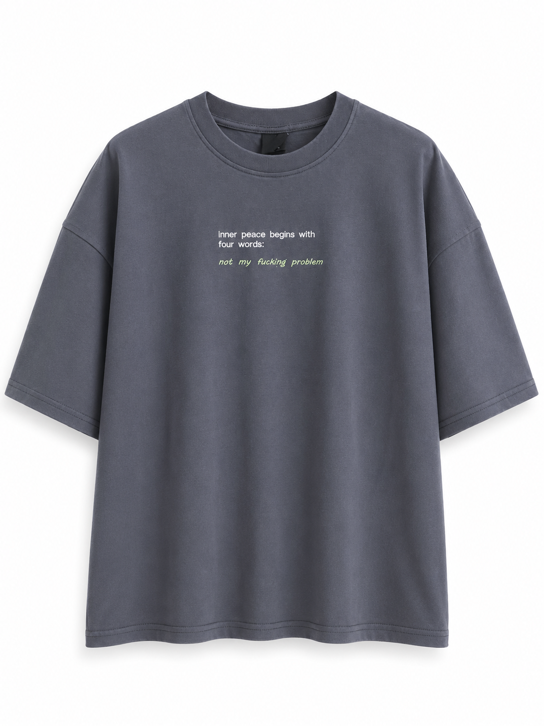 Inner peace - Besticktes T-Shirt