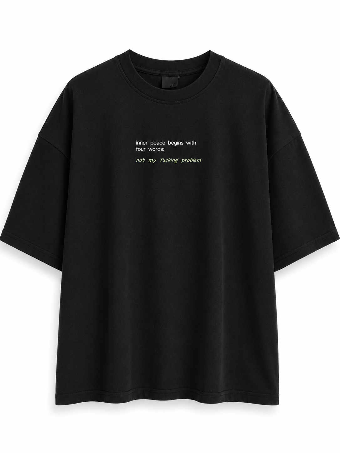 Inner peace - Besticktes T-Shirt