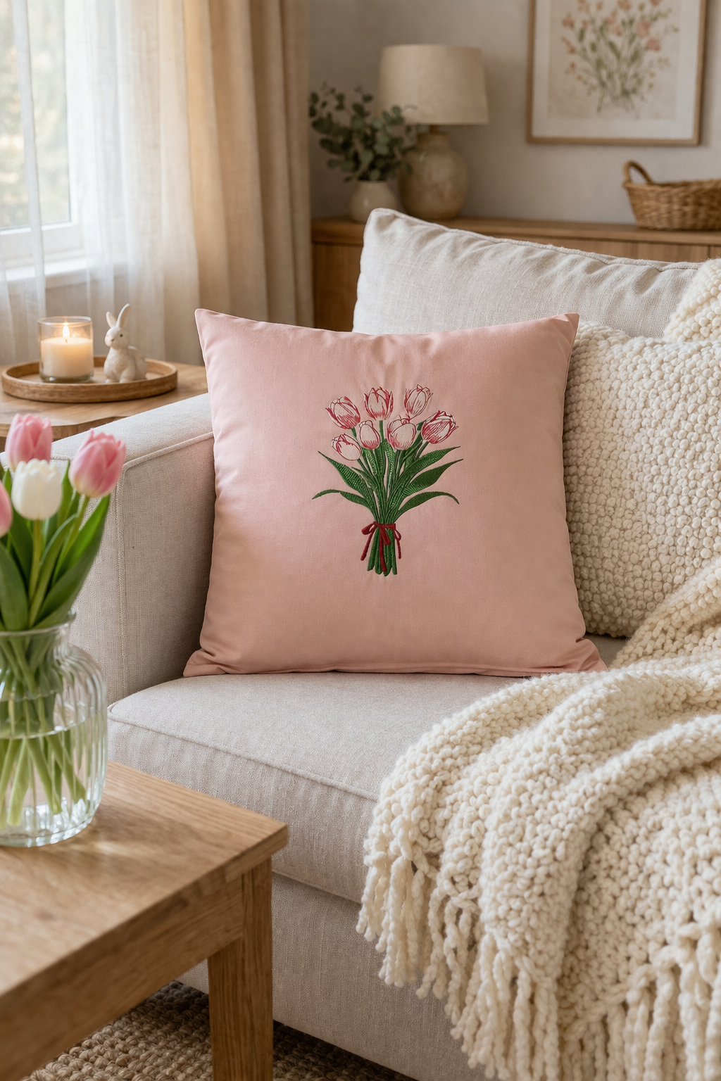 Tulpenliebe - Kissen