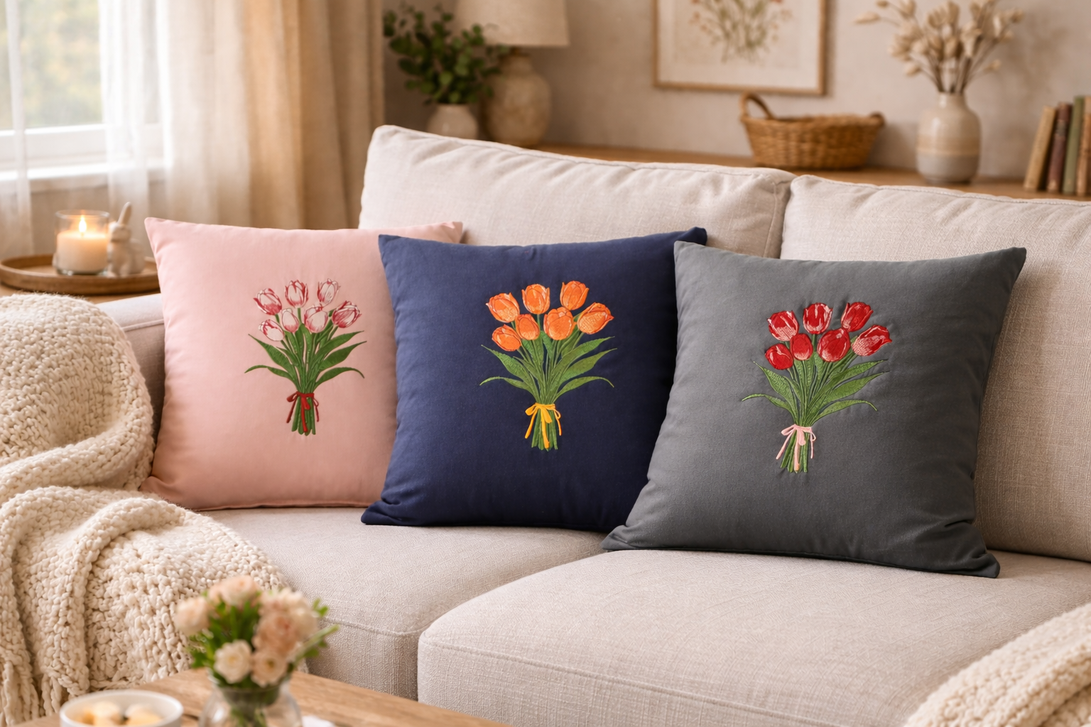 Tulpenliebe - Kissen