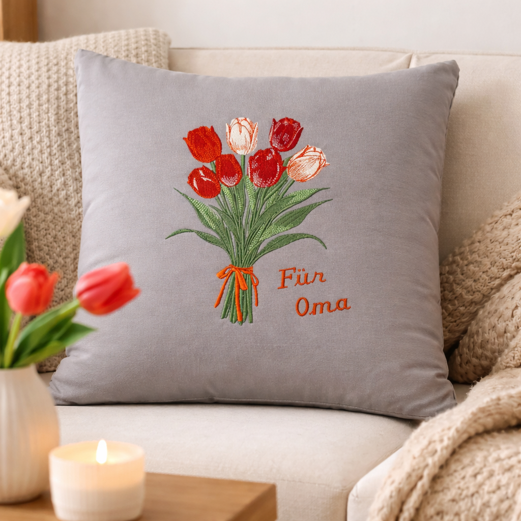 Tulpenliebe - Kissen