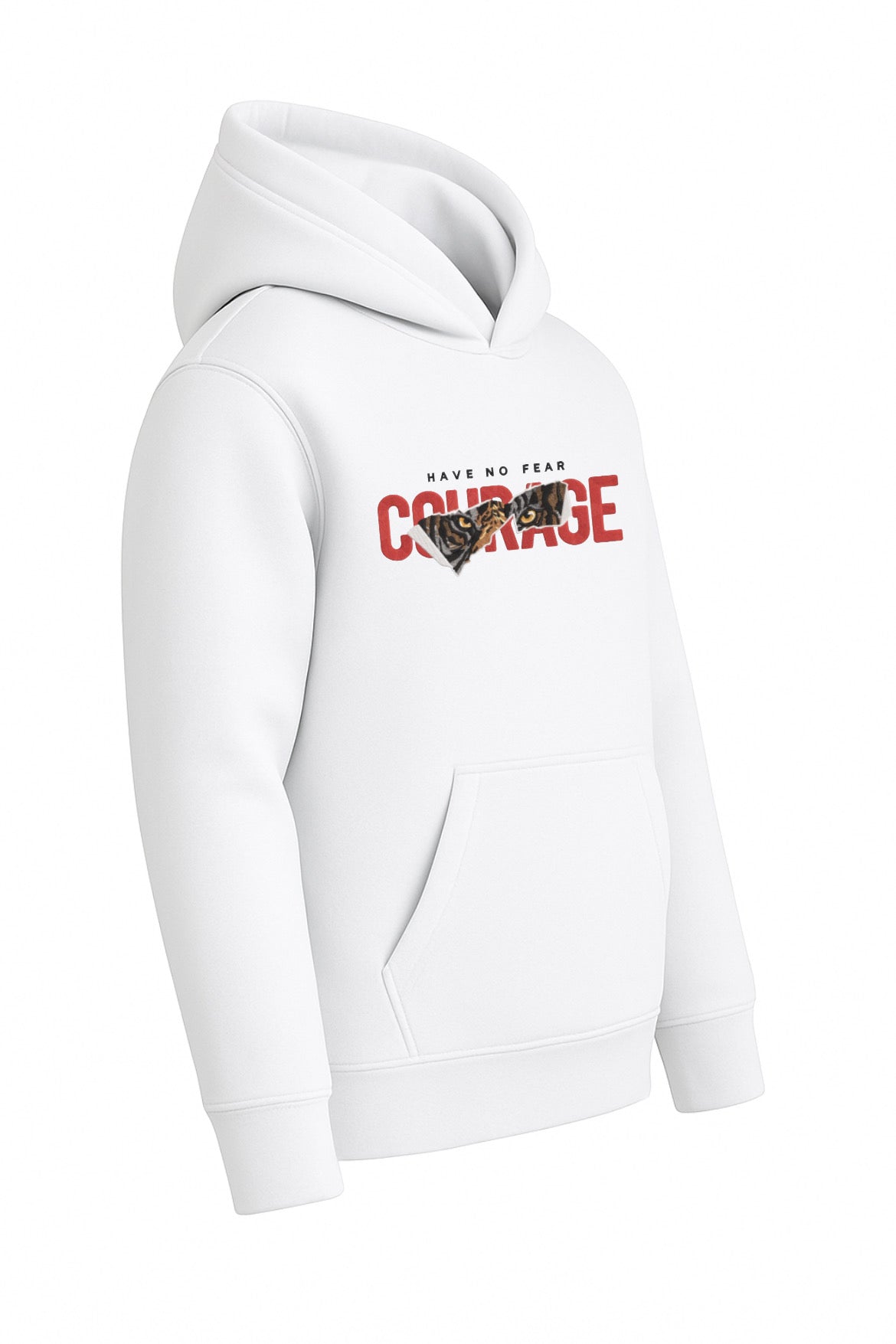 Courage Tiger Hoodie - Oversized Unisex