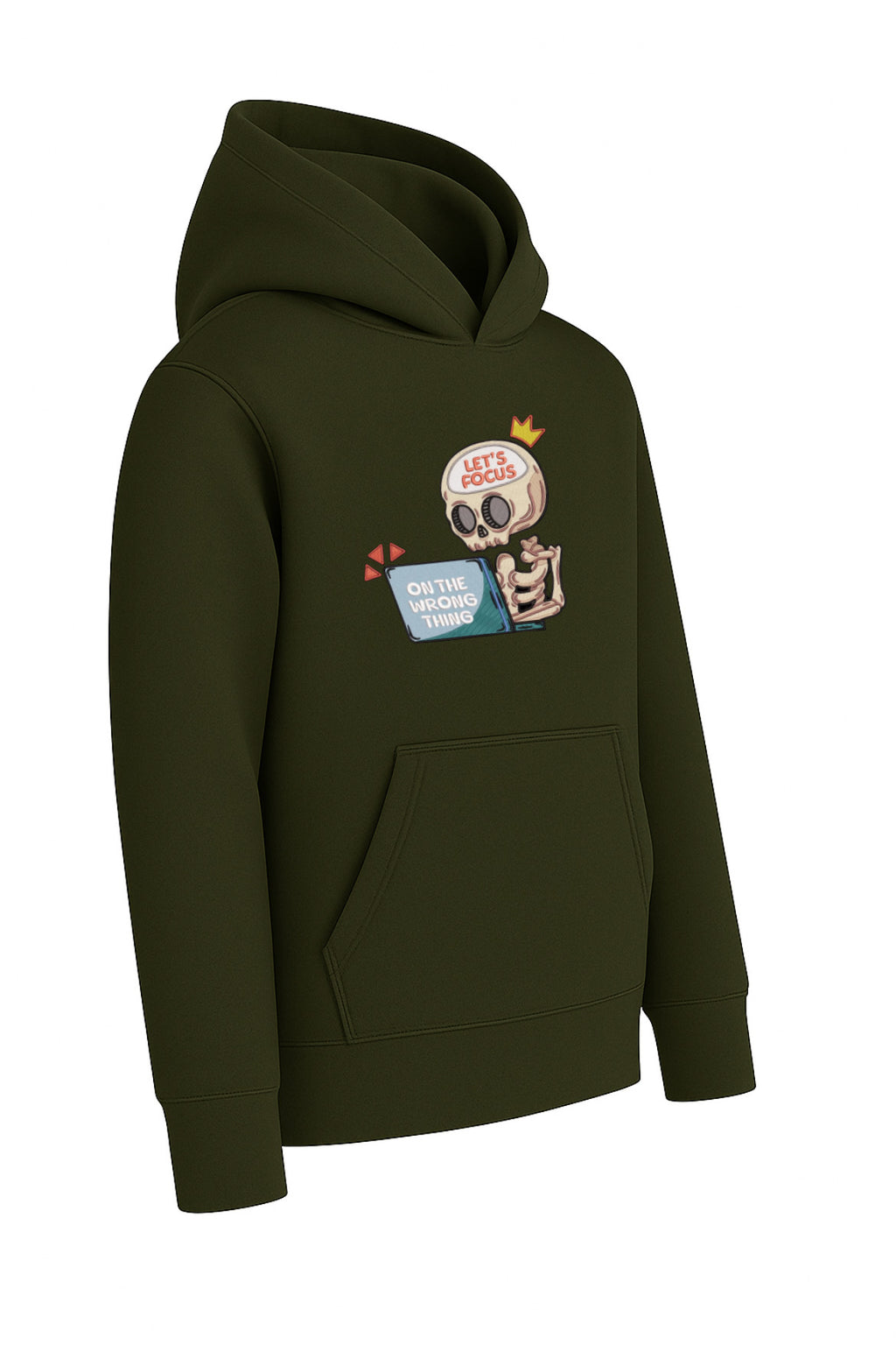 Fokus Skelett Hoodie - Oversized Unisex