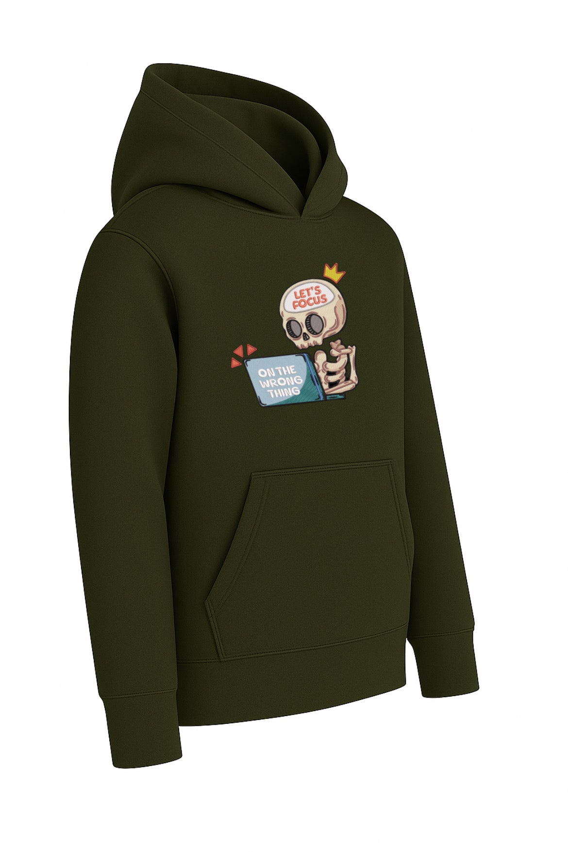 Fokus Skelett Hoodie - Oversized Unisex