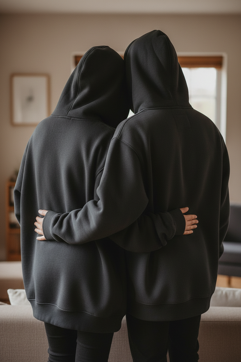 die hoodies sollen wie meine auf dem shoop sein , oversized unisex in anthraziet farbe