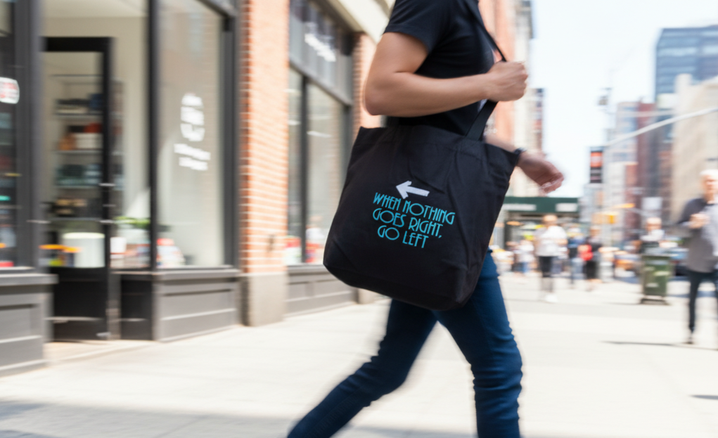 Umhängetasche when nothing goes right