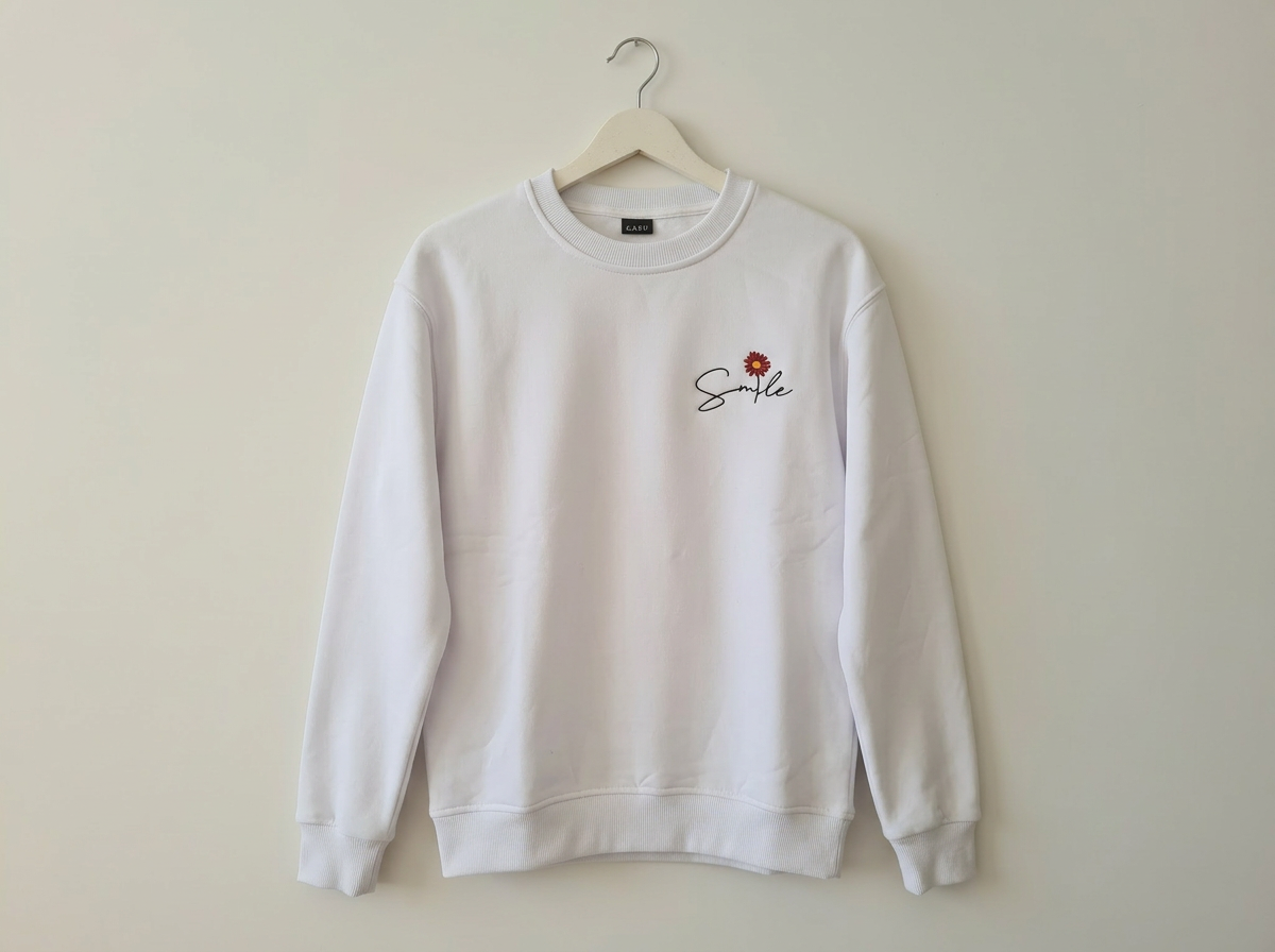 Smile Sweatshirt – Oversized Unisex